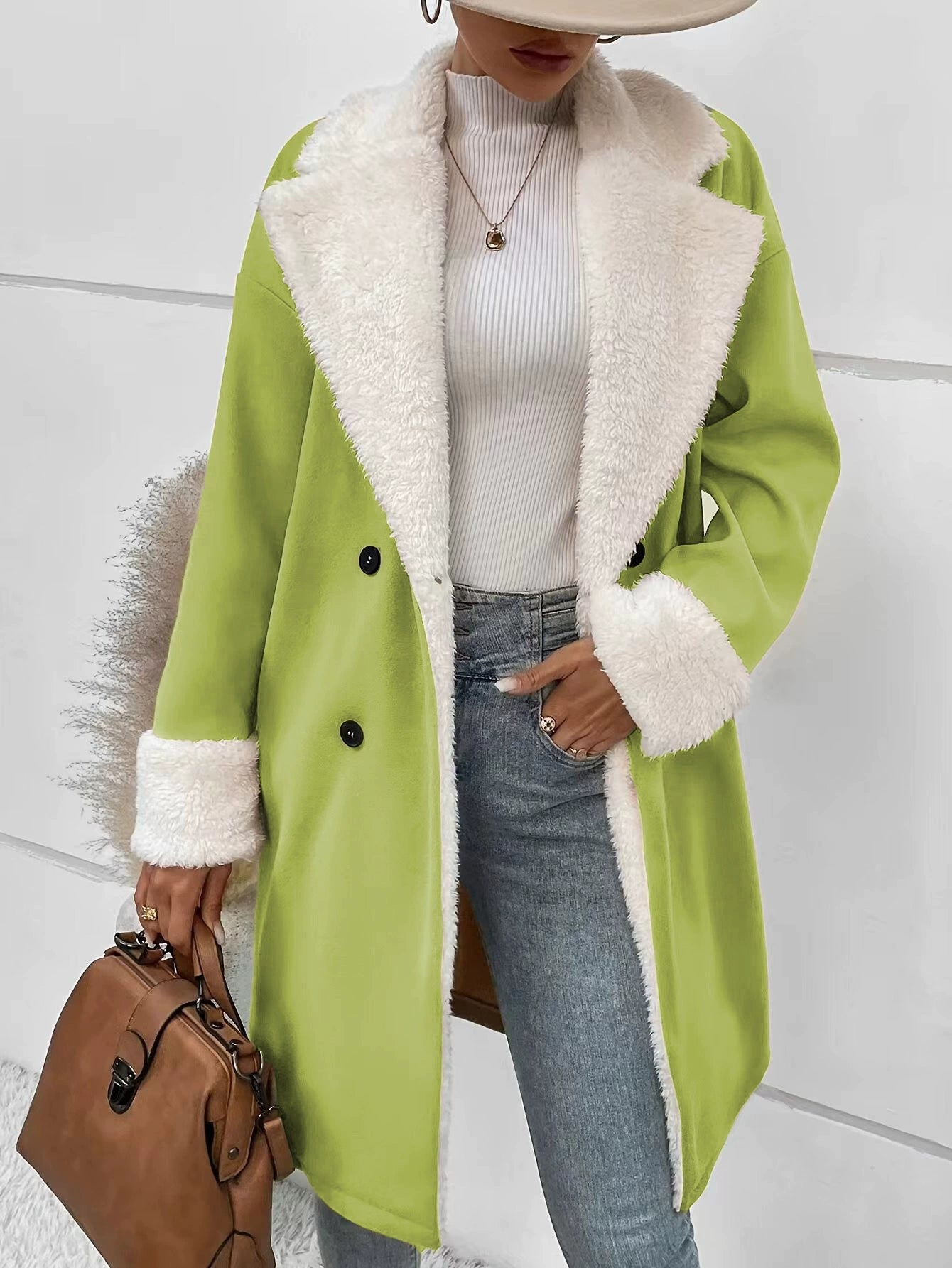 Elegant Casual Wool Coat for Women